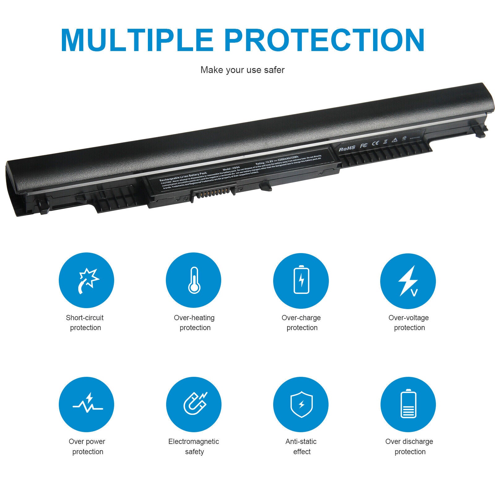 HS04 Battery for HP 240 245 246 250 256 G4/G5 Pavilion 14 15 HS04 Battery for HP 240 245 246 250 256 G4/G5 Pavilion 14 15